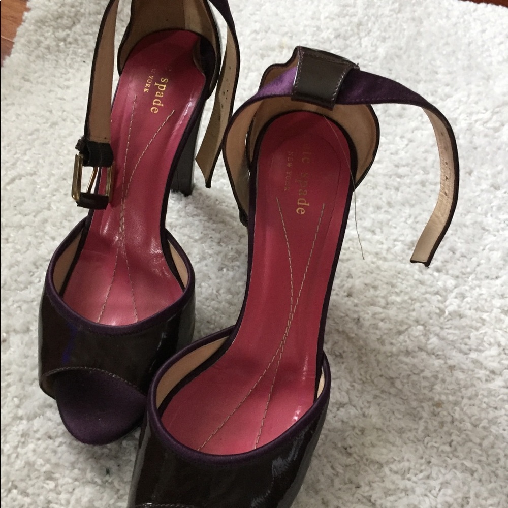 Kate Spade open toe heels
